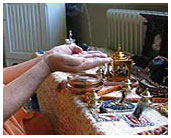 Avahana or asana mudra